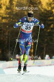 20.12.2015, Toblach, Italy (ITA): Alexis Jeannerod (FRA) - FIS world cup cross-country, 15km men, Toblach (ITA). www.nordicfocus.com. © Modica/NordicFocus. Every downloaded picture is fee-liable.