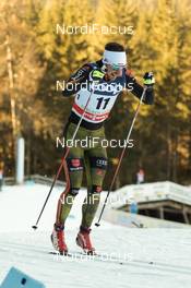 20.12.2015, Toblach, Italy (ITA): Jonas Dobler (GER) - FIS world cup cross-country, 15km men, Toblach (ITA). www.nordicfocus.com. © Modica/NordicFocus. Every downloaded picture is fee-liable.