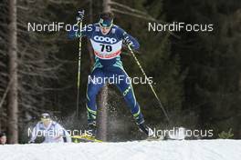 19.12.2015, Toblach, Italy (ITA): Konstantin Bortsov (KAZ) - FIS world cup cross-country, individual sprint, Toblach (ITA). www.nordicfocus.com. © Modica/NordicFocus. Every downloaded picture is fee-liable.