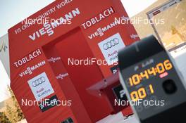 18.12.2015, Toblach, Italy (ITA): Start of the race    - FIS world cup cross-country, training, Toblach (ITA). www.nordicfocus.com. © Modica/NordicFocus. Every downloaded picture is fee-liable.