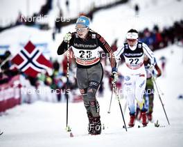 05.12.2015, Lillehammer, Norway (NOR): Sandra Ringwald (GER), Maria Rydqvist (SWE), (l-r)  - FIS world cup cross-country, skiathlon women, Lillehammer (NOR). www.nordicfocus.com. © Felgenhauer/NordicFocus. Every downloaded picture is fee-liable.