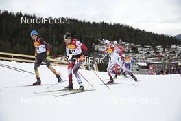 16.01.2015, Seefeld, Austria (AUT): GRUBER Bernhard (AUT), EDELMANN Tino (GER)  - FIS world cup nordic combined, individual gundersen HS109/5km, Seefeld (AUT). www.nordicfocus.com. © Modica/NordicFocus. Every downloaded picture is fee-liable.