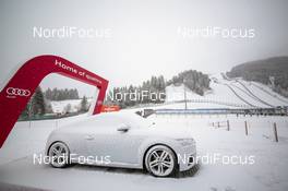 17.01.2015, Seefeld, Austria (AUT): Venue, Audi TT Coupe in Cross Country Stadium - FIS world cup nordic combined, individual gundersen HS109/10km, Seefeld (AUT). www.nordicfocus.com. © Modica/NordicFocus. Every downloaded picture is fee-liable.