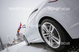 17.01.2015, Seefeld, Austria (AUT): Venue, Audi TT Coupe in Cross Country Stadium - FIS world cup nordic combined, individual gundersen HS109/10km, Seefeld (AUT). www.nordicfocus.com. © Modica/NordicFocus. Every downloaded picture is fee-liable.