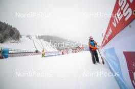 17.01.2015, Seefeld, Austria (AUT): Venue, People working in Cross Country Stadium - FIS world cup nordic combined, individual gundersen HS109/10km, Seefeld (AUT). www.nordicfocus.com. © Modica/NordicFocus. Every downloaded picture is fee-liable.