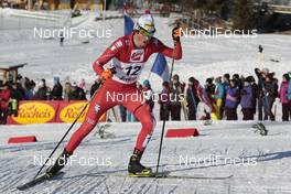 18.01.2015, Seefeld, Austria (AUT): Samuel COSTA (ITA) - FIS world cup nordic combined, individual gundersen HS109/15km, Seefeld (AUT). www.nordicfocus.com. © Modica/NordicFocus. Every downloaded picture is fee-liable.