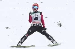 01.02.2015, Val di Fiemme, Italy (ITA): Fabian Riessle (GER) - FIS world cup nordic combined, individual gundersen HS134/10km, Val di Fiemme (ITA). www.nordicfocus.com. © Modica/NordicFocus. Every downloaded picture is fee-liable.