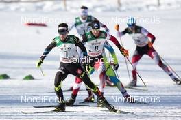 01.02.2015, Val di Fiemme, Italy (ITA): Francois Braud (FRA) - FIS world cup nordic combined, individual gundersen HS134/10km, Val di Fiemme (ITA). www.nordicfocus.com. © Modica/NordicFocus. Every downloaded picture is fee-liable.