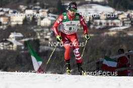 31.01.2015, Val di Fiemme, Italy (ITA): Alessandro Pittin (ITA)  - FIS world cup nordic combined, team sprint HS134/2x7.5km, Val di Fiemme (ITA). www.nordicfocus.com. © Modica/NordicFocus. Every downloaded picture is fee-liable.