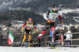 31.01.2015, Val di Fiemme, Italy (ITA): Bernhard Gruber (AUT) - FIS world cup nordic combined, team sprint HS134/2x7.5km, Val di Fiemme (ITA). www.nordicfocus.com. © Modica/NordicFocus. Every downloaded picture is fee-liable.