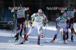 31.01.2015, Val di Fiemme, Italy (ITA):Espen Andersen (NOR)  - FIS world cup nordic combined, team sprint HS134/2x7.5km, Val di Fiemme (ITA). www.nordicfocus.com. © Modica/NordicFocus. Every downloaded picture is fee-liable.