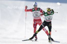 31.01.2015, Val di Fiemme, Italy (ITA): Geoffrey Lafarge (FRA)      - FIS world cup nordic combined, team sprint HS134/2x7.5km, Val di Fiemme (ITA). www.nordicfocus.com. © Modica/NordicFocus. Every downloaded picture is fee-liable.