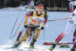 31.01.2015, Val di Fiemme, Italy (ITA): Fabian Riessle (GER)  - FIS world cup nordic combined, team sprint HS134/2x7.5km, Val di Fiemme (ITA). www.nordicfocus.com. © Modica/NordicFocus. Every downloaded picture is fee-liable.