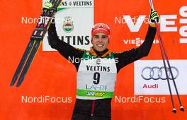 06.03.2015, Lahti, Finland (FIN): Johannes Rydzek (GER), Fischer, Swix, Rottefella, Adidas - FIS world cup nordic combined, individual gundersen HS130/10km, Lahti (FIN). www.nordicfocus.com. © Laiho/NordicFocus. Every downloaded picture is fee-liable.