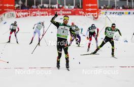 07.03.2015, Lahti, Finland (FIN): Jason Lamy Chappuis (FRA), Salomon, Swix, One Way - FIS world cup nordic combined, team sprint HS130/2x7.5km, Lahti (FIN). www.nordicfocus.com. © Laiho/NordicFocus. Every downloaded picture is fee-liable.