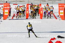 14.03.2015, Oslo, Norway (NOR): Maxime Laheurte (FRA), Fischer, Swix, One Way - FIS world cup nordic combined, individual gundersen HS134/10km, Oslo (NOR). www.nordicfocus.com. © Laiho/NordicFocus. Every downloaded picture is fee-liable.