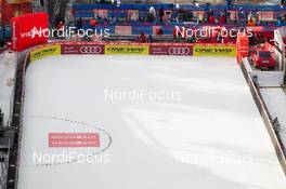 20.02.2015, Falun, Sweden (SWE): The outrun of the small hill - FIS nordic world ski championships, nordic combined, individual gundersen HS100/10km, Falun (SWE). www.nordicfocus.com. © NordicFocus. Every downloaded picture is fee-liable.