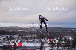 20.02.2015, Falun, Sweden (SWE): Event Feature: A Prejumper over the sky of Falun - FIS nordic world ski championships, nordic combined, individual gundersen HS100/10km, Falun (SWE). www.nordicfocus.com. © NordicFocus. Every downloaded picture is fee-liable.