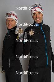 28.02.2015, Falun, Sweden (SWE): Haavard Klemetsen (NOR), Magnus Moan (NOR) - FIS nordic world ski championships, nordic combined, medals, Falun (SWE). www.nordicfocus.com. © NordicFocus. Every downloaded picture is fee-liable.