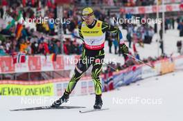 22.02.2015, Falun, Sweden (SWE): Sebastien Lacroix (FRA) - FIS nordic world ski championships, nordic combined, team HS100/4x5km, Falun (SWE). www.nordicfocus.com. © NordicFocus. Every downloaded picture is fee-liable.
