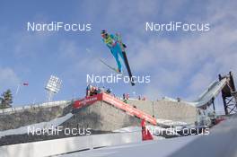 22.02.2015, Falun, Sweden (SWE): Karl-August Tiirmaa (EST) - FIS nordic world ski championships, nordic combined, team HS100/4x5km, Falun (SWE). www.nordicfocus.com. © NordicFocus. Every downloaded picture is fee-liable.