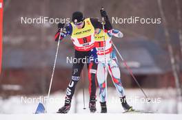 22.02.2015, Falun, Sweden (SWE): Bryan Fletcher (USA) - FIS nordic world ski championships, nordic combined, team HS100/4x5km, Falun (SWE). www.nordicfocus.com. © NordicFocus. Every downloaded picture is fee-liable.