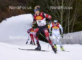 19.12.2015, Ramsau, Austria (AUT): Marco Pichlmayer (AUT), Jim Haertull (FIN), (l-r)  - FIS world cup nordic combined, individual gundersen HS96/10km, Ramsau (AUT). www.nordicfocus.com. © Felgenhauer/NordicFocus. Every downloaded picture is fee-liable.