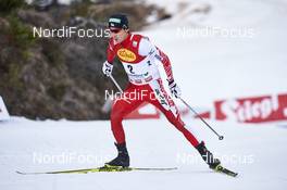 19.12.2015, Ramsau, Austria (AUT): Akito Watabe (JPN) - FIS world cup nordic combined, individual gundersen HS96/10km, Ramsau (AUT). www.nordicfocus.com. © Felgenhauer/NordicFocus. Every downloaded picture is fee-liable.