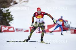 19.12.2015, Ramsau, Austria (AUT): Eric Frenzel (GER) - FIS world cup nordic combined, individual gundersen HS96/10km, Ramsau (AUT). www.nordicfocus.com. © Felgenhauer/NordicFocus. Every downloaded picture is fee-liable.
