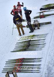18.12.2015, Ramsau, Austria (AUT): test teams in the stadium   - FIS world cup nordic combined, training, Ramsau (AUT). www.nordicfocus.com. © Felgenhauer/NordicFocus. Every downloaded picture is fee-liable.