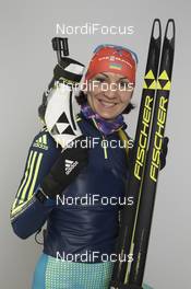 28.11.2015, Oestersund, Sweden, (SWE): Olena Pidhrushna (UKR) - IBU world cup biathlon, photoshooting, Oestersund (SWE) . www.nordicfocus.com. © Manzoni/NordicFocus. Every downloaded picture is fee-liable.