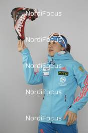 28.11.2015, Oestersund, Sweden, (SWE): Daria Virolaynen (RUS) - IBU world cup biathlon, photoshooting, Oestersund (SWE) . www.nordicfocus.com. © Manzoni/NordicFocus. Every downloaded picture is fee-liable.