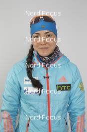 01.12.2015, Oestersund, Sweden, (SWE): Tatjana Akimova (RUS) - IBU world cup biathlon, photoshooting, Oestersund (SWE) . www.nordicfocus.com. © Manzoni/NordicFocus. Every downloaded picture is fee-liable.