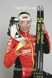 27.11.2015, Oestersund, Sweden, (SWE): Darya Yurkevich (BLR) - IBU world cup biathlon, photoshooting, Oestersund (SWE) . www.nordicfocus.com. © Manzoni/NordicFocus. Every downloaded picture is fee-liable.