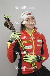 27.11.2015, Oestersund, Sweden, (SWE): Iryna Kryuko (BLR) - IBU world cup biathlon, photoshooting, Oestersund (SWE) . www.nordicfocus.com. © Manzoni/NordicFocus. Every downloaded picture is fee-liable.
