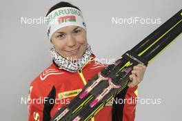 27.11.2015, Oestersund, Sweden, (SWE): Nadezhda Skardino (BLR) - IBU world cup biathlon, photoshooting, Oestersund (SWE) . www.nordicfocus.com. © Manzoni/NordicFocus. Every downloaded picture is fee-liable.