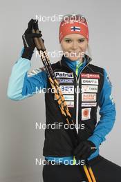 30.11.2015, Oestersund, Sweden, (SWE): Mari Laukkanen (FIN) - IBU world cup biathlon, photoshooting, Oestersund (SWE) . www.nordicfocus.com. © Manzoni/NordicFocus. Every downloaded picture is fee-liable.