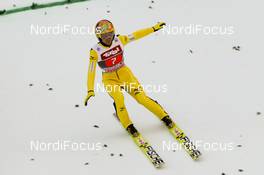 04.01.2015, Innsbruck, Austria (AUT): Noriaki Kasai (JPN), Fischer - FIS world cup ski jumping, four hills tournament, individual HS130, Innsbruck (AUT). www.nordicfocus.com. © Laiho/NordicFocus. Every downloaded picture is fee-liable.