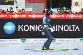 10.01.2015, Bad Mitterndorf, Austria (AUT): Davide Bresadola (ITA), Fischer - FIS world cup ski jumping, individual HS200, Bad Mitterndorf (AUT). www.nordicfocus.com. © Domanski/NordicFocus. Every downloaded picture is fee-liable.