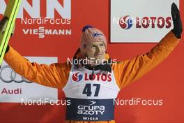 15.01.2015, Wisla, Poland (POL): Severin Freund (GER), Fischer - FIS world cup ski jumping, individual HS134, Wisla (POL). www.nordicfocus.com. © Domanski/NordicFocus. Every downloaded picture is fee-liable.