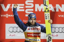 15.01.2015, Wisla, Poland (POL): Stefan Kraft (AUT), Fischer - FIS world cup ski jumping, individual HS134, Wisla (POL). www.nordicfocus.com. © Domanski/NordicFocus. Every downloaded picture is fee-liable.