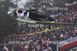18.01.2015, Zakopane, Poland (POL): Michael Hayboeck (AUT), Fischer - FIS world cup ski jumping, individual HS134, Zakopane (POL). www.nordicfocus.com. © Domanski/NordicFocus. Every downloaded picture is fee-liable.