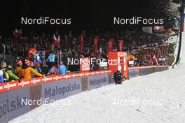 17.01.2015, Zakopane, Poland (POL): spectators - FIS world cup ski jumping, team HS134, Zakopane (POL). www.nordicfocus.com. © Domanski/NordicFocus. Every downloaded picture is fee-liable.
