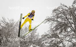 30.01.2015, Willingen, Germany (GER): Noriaki Kasai (JPN), Fischer - FIS world cup ski jumping, individual HS145, Willingen (GER). www.nordicfocus.com. © Laiho/NordicFocus. Every downloaded picture is fee-liable.