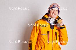 22.02.2015, Falun, Sweden (SWE): Severin Freund (GER) - FIS nordic world ski championships, ski jumping, medals, Falun (SWE). www.nordicfocus.com. © NordicFocus. Every downloaded picture is fee-liable.