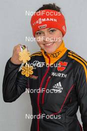 21.02.2015, Falun, Sweden (SWE): Carina Vogt (GER) - FIS nordic world ski championships, ski jumping, medals, Falun (SWE). www.nordicfocus.com. © NordicFocus. Every downloaded picture is fee-liable.
