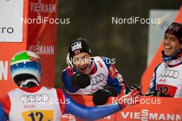 28.02.2015, Falun, Sweden (SWE): Anders Fannemel (NOR), Anders Jacobsen (NOR), Anders Bardal (NOR) - FIS nordic world ski championships, ski jumping, team HS134, Falun (SWE). www.nordicfocus.com. © NordicFocus. Every downloaded picture is fee-liable.