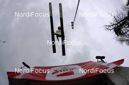 30.01.2015, Hinzenbach, Austria (AUT): Daniela Iraschko-Stolz (AUT)  - FIS world cup ski jumping ladies, training, Hinzenbach (AUT). www.nordicfocus.com. © Rauschendorfer/NordicFocus. Every downloaded picture is fee-liable.
