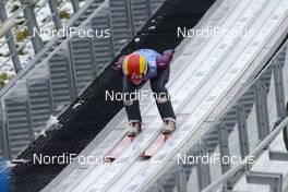 30.01.2015, Hinzenbach, Austria (AUT): Taylor Henrich (CAN)  - FIS world cup ski jumping ladies, training, Hinzenbach (AUT). www.nordicfocus.com. © Rauschendorfer/NordicFocus. Every downloaded picture is fee-liable.