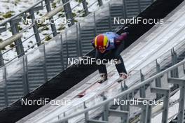 30.01.2015, Hinzenbach, Austria (AUT): Taylor Henrich (CAN) - FIS world cup ski jumping ladies, training, Hinzenbach (AUT). www.nordicfocus.com. © Rauschendorfer/NordicFocus. Every downloaded picture is fee-liable.